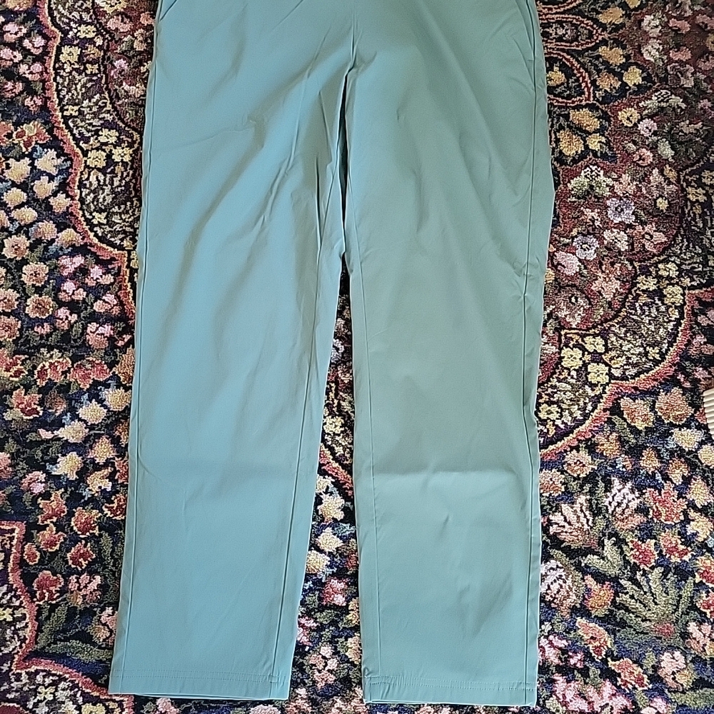 Zeroxpour Pants Stretch Pull-on Unisex Size XL Olive Green